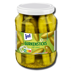 Ja! Cucumber Sticks Gurken 670g Ja! Cucumber Sticks Gurken 670g