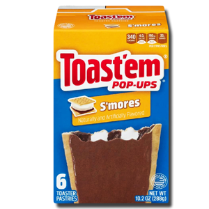 Toast'em Pop-Ups S'Mores 6 Units 288g Toast'em Pop-Ups S'Mores 6 Units 288g