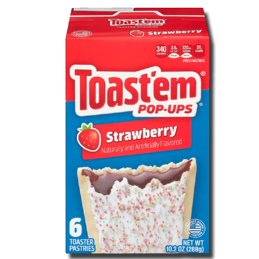 Toast'em Pop-Ups Frosted Strawberry 6 Units 288g