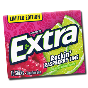 Extra Rockin' Raspberry Lime Gum Sugarfree 15 Sticks