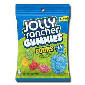 Jolly Rancher Gummies Sour Flavors Soft Candy 141g