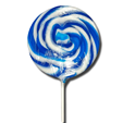 Funlab Swirl Lolly Cookie & Cream Blue 80g