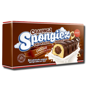 Jouy & Co Cravingz Spongiez Chocolate Filled Sponge 5 Units 200g Jouy & Co Cravingz Spongiez Chocolate Filled Sponge 5 Units 200g