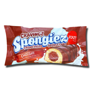 Jouy & Co Cravingz Spongiez Chocolate Filled Sponge Cake Units 40g Jouy & Co Cravingz Spongiez Chocolate Filled Sponge Cake Units 40g