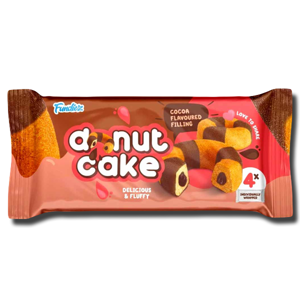 Fundiez Donut Cake Cocoa Filling 4 Units 180g