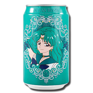 Ocean Bomb Sailor Moon Michiru Kiwi Sparkling Water 330ml Ocean Bomb Sailor Moon Michiru Kiwi Sparkling Water 330ml