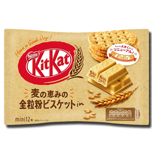 Nestlé Kit Kat Mini Whole Wheat Biscuit Mini 11 units 124.3g