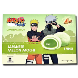 Naruto Shippuden Japanese Melon Mochi 180g Naruto Shippuden Japanese Melon Mochi 180g
