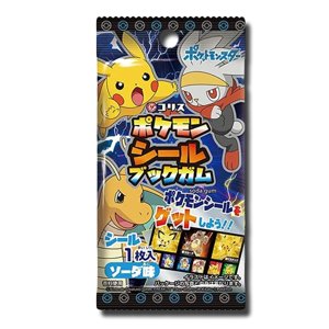 Marukawa Pokémon Book Seal Soda Flavoured Gum Candy 3.5g