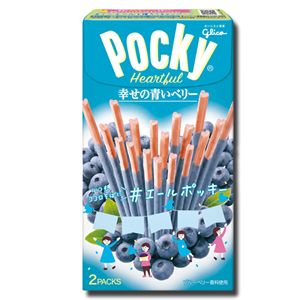 Glico Pocky Heartful Blueberry 27.3g