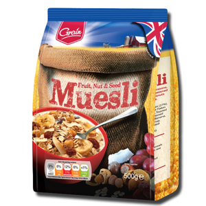 Grain Fruit Nut & Seed Muesli 500g