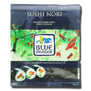 Blue Dragon Sushi Nori Roasted Seaweed Sheets 11g
