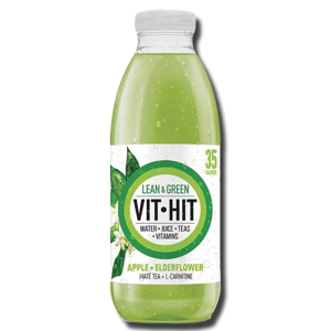 Vit Hit Lean & Apple, Elderflower + Maté Tea 500ml Vit Hit Lean & Apple, Elderflower + Maté Tea 500ml