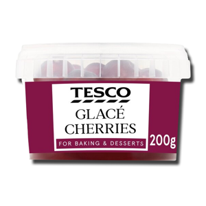 Tesco Glace Cherries 100g Tesco Glace Cherries 100g