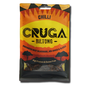 Cruga Beef Biltong Chilli 25g Cruga Beef Biltong Chilli 25g