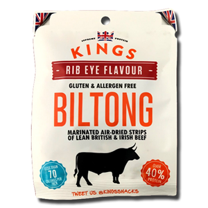 King Beef Biltong Rib Eye Tender 25g
