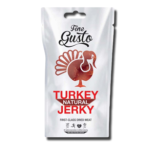 Fine Gusto Turkey Jerky Natural 25g