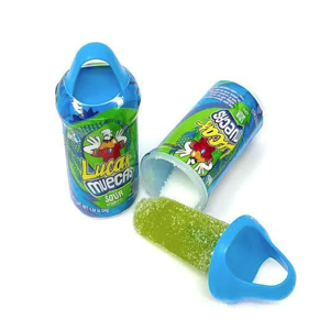 Lucas Muecas Green Apple With Sour Powder 25g Lucas Muecas Green Apple With Sour Powder 25g