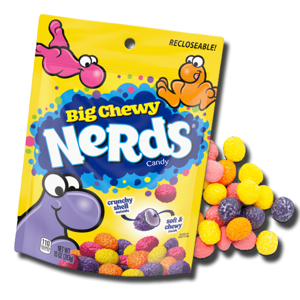 Wonka Nerds Big Chewy Crunchy and Chewy Bag 170g