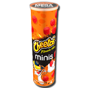Cheetos Flamin' Hot Minis Cheddar 102.7g