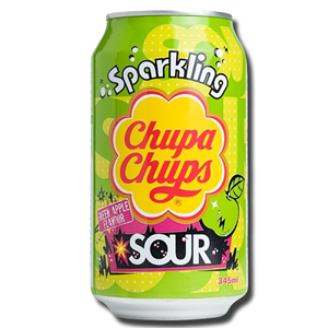 Chupa Chups Sour Green Apple Sparkling 345ml