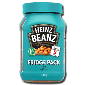 Heinz Beanz Baked Beans Fridge Pack 1kg Heinz Beanz Baked Beans Fridge Pack 1kg
