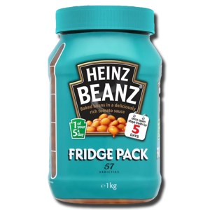 Heinz Beanz Baked Beans Fridge Pack 1kg