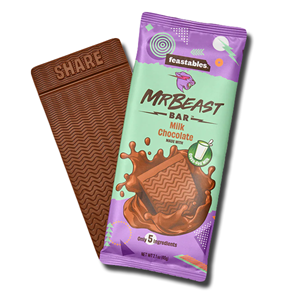 MrBeast Feastables Chocolate Bar Milk Chocolate 60g