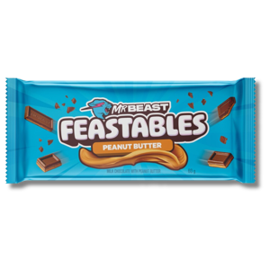 Mr. Beast Festables Chocolate Bar Deez Nutz Peanut Butter 60g Mr. Beast Festables Chocolate Bar Deez Nutz Peanut Butter 60g