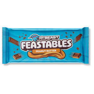 MrBeast Feastables Milk Chocolate Peanut Butter Bar - 2024 Edition 60g