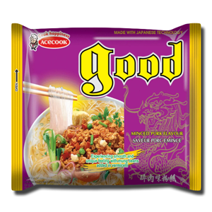 Acecook Good Instant Rice Noodles Minced PorK 57g Acecook Good Instant Rice Noodles Minced PorK 57g