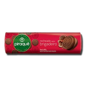 Piraquê Bolacha com Recheio de Brigadeiro 160g