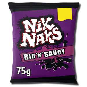 Nik Naks Rib N Saucy 75g