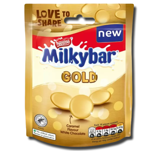 Milkybar Gold Buttons White Chocolate Bag 86g Milkybar Gold Buttons White Chocolate Bag 86g