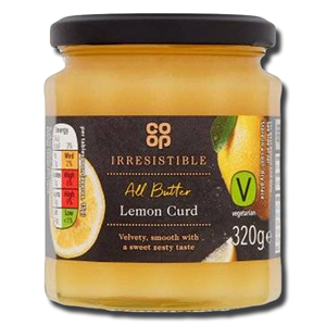 Coop Irresistible Lemon Curd All Butter 320g 