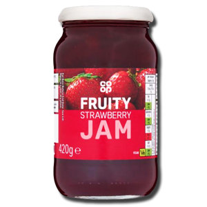 Coop Strawberry Frutiy Jam 420g Coop Strawberry Frutiy Jam 420g