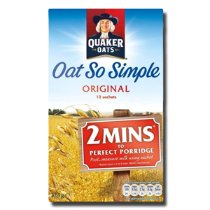 Quaker Oat So Simple Original 12's 324g