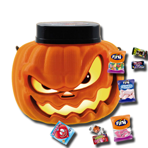 Vidal Halloween Plastic Pumpkin Sortido 180g