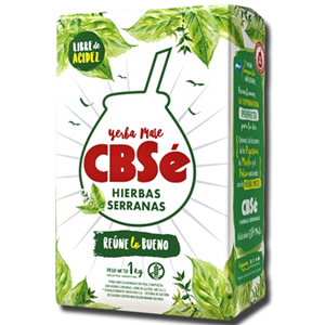 CBSÉ Mountain Herbs Yerba Mate - Erva Mate 1Kg