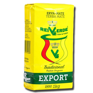 Rei Verde Yerba Mate - Erva Mate Uruguai 1Kg