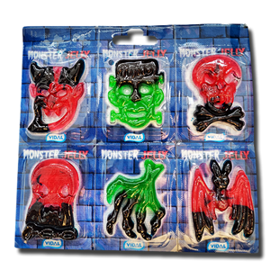 Vidal Monster Halloween Jelly 6 x 11g Vidal Monster Halloween Jelly 6 x 11g