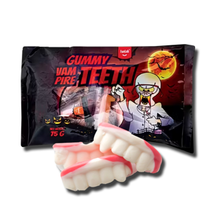 Funlab Halloween Gummy Vampire Teeth 75g Funlab Halloween Gummy Vampire Teeth 75g