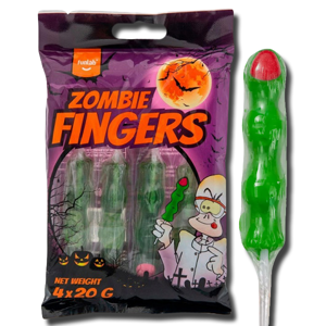 Funlab Halloween Zombie Fingers 4 x 20g Funlab Halloween Zombie Fingers 4 x 20g