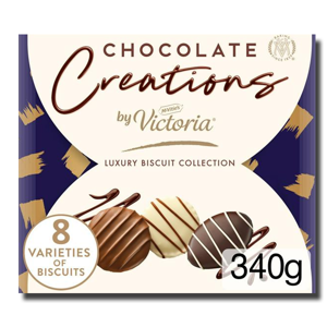 Mcvitie's Victoria Chocolate Creations Biscuit Collection 340g Mcvitie's Victoria Chocolate Creations Biscuit Collection 340g