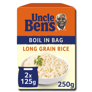Ben's Original Boil In Bag Long Grain Rice (2x 125g) 250g Ben's Original Boil In Bag Long Grain Rice (2x 125g) 250g
