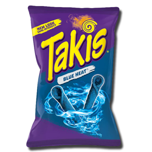 Takis Hot Tortilla Rolls Blue Heat - Extreme Hot 56.7g