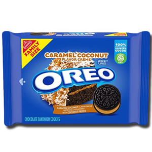 Nabisco Oreo Caramel Coconut Flavored Creme 482g Nabisco Oreo Caramel Coconut Flavored Creme 482g