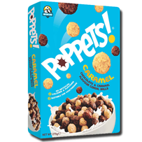 Inventure Poppets Chocolate & Caramel Cereal Balls 275g