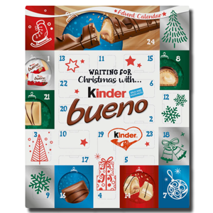 Kinder Bueno Christmas Advent Calendar 167g Kinder Bueno Christmas Advent Calendar 167g