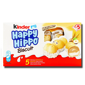 Kinder Happy Hippo Biscuit Hazelnut 5 x 20.7g 103g